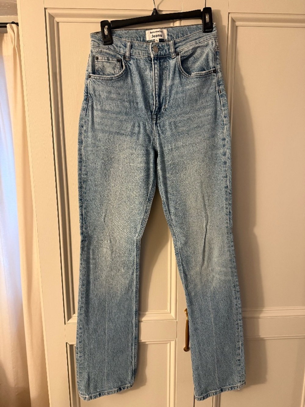 Reformation Women's Flare Blue Jeans